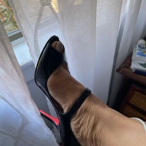 Christian Louboutin Mary Jane Zeppa Leather Pump